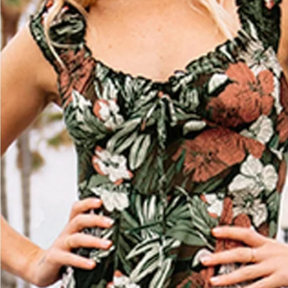 COCO HO MAXI DRESS - BLACK COMBO - Picture 2 of 3
